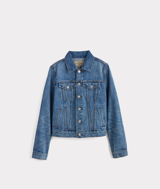Justine Fringe Denim Jacket :: Blue Roan