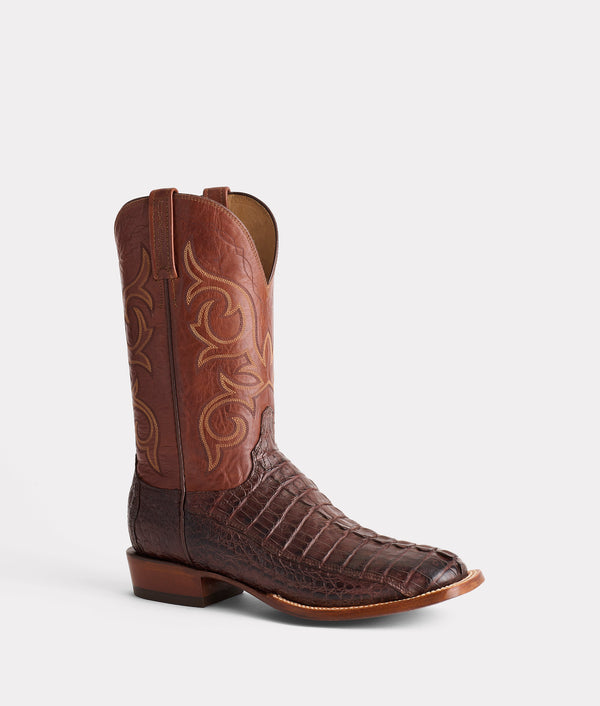 Haan Boot - Barrel Brown + Chocolate - Lucchese