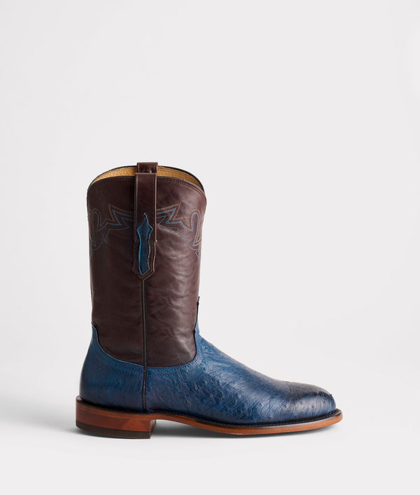 Sunset Exotic Boot - Navy - Lucchese display picture 1