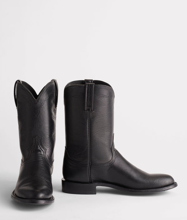 Majestic Roper Boot - Black - Lucchese display picture 2