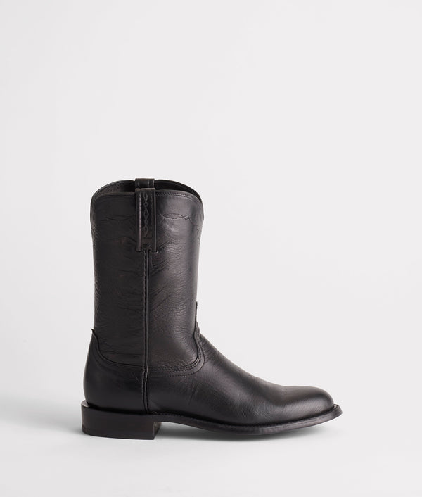 Majestic Roper Boot - Black - Lucchese display picture 3