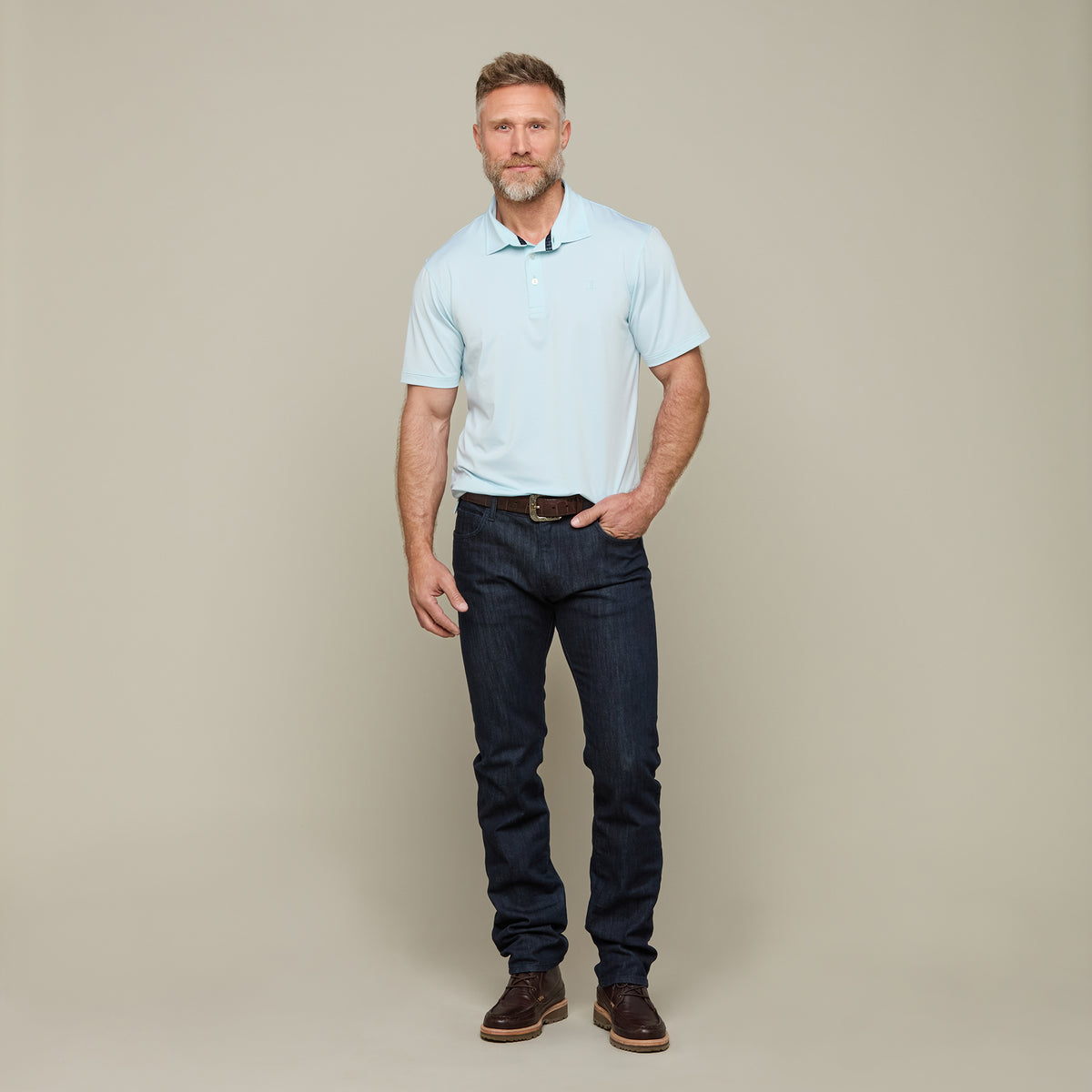 
    Lucchese Golf Polo :: Turquoise