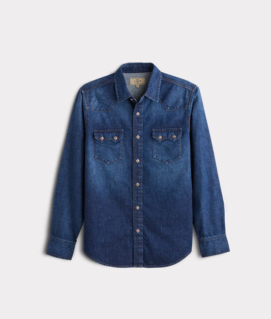 Sawyer Sawtooth Pocket Shirt :: Dark Denim