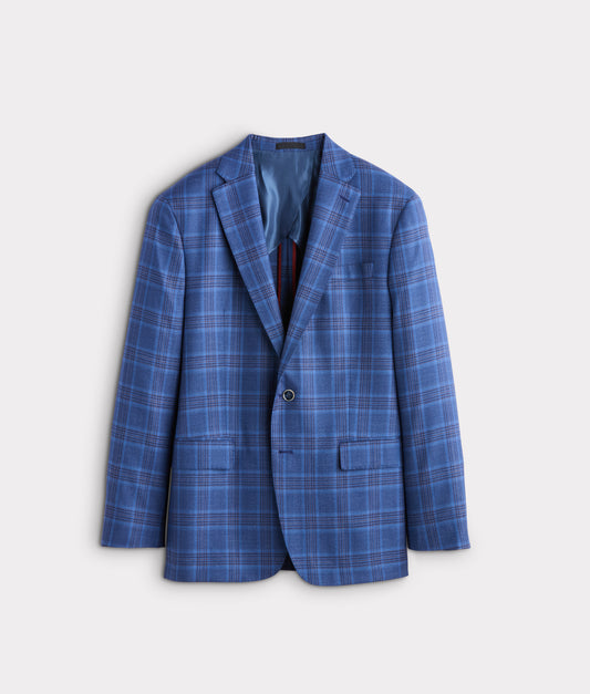 Lucchese Sport Coat :: Blue Plaid