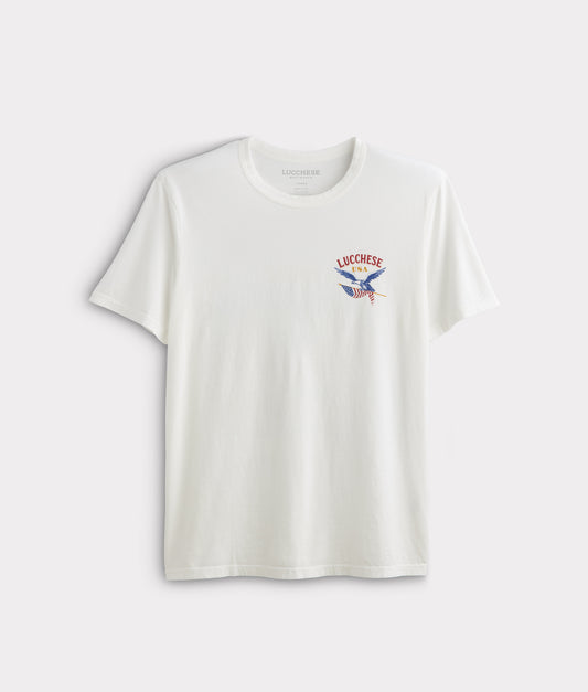 Vintage Patriot Tee :: White
