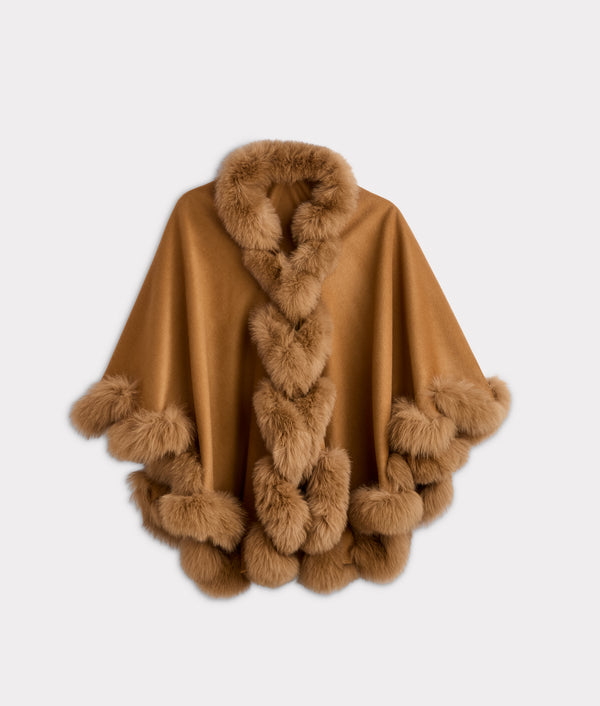 FOXEY カシミヤジレコート　38 アデレード　キャメル FOXEY NEW YORK COLLECTION 良品 フォクシーニューヨーク コレクション