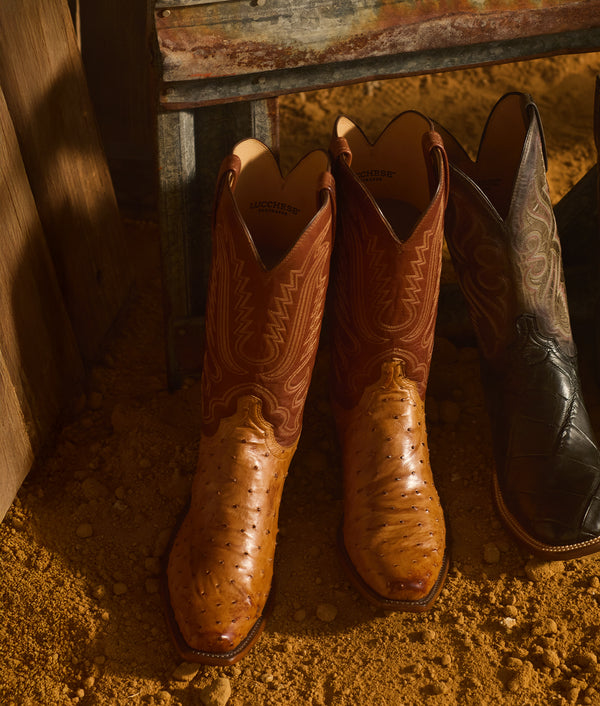 Luke Boot - Barnwood + Tan - Lucchese display picture 3