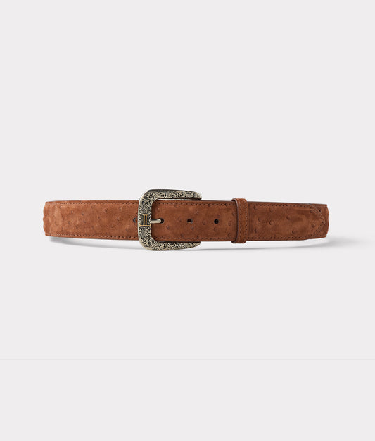 Straight Shooter Belt :: Tobacco