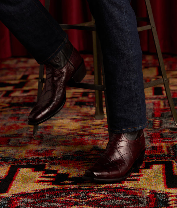 Men's Black Cherry Look 5 - Lucchese