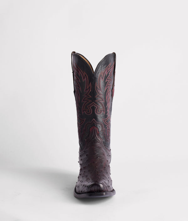 Elgin Boot Black Cherry/Black Lucchese - Main Image