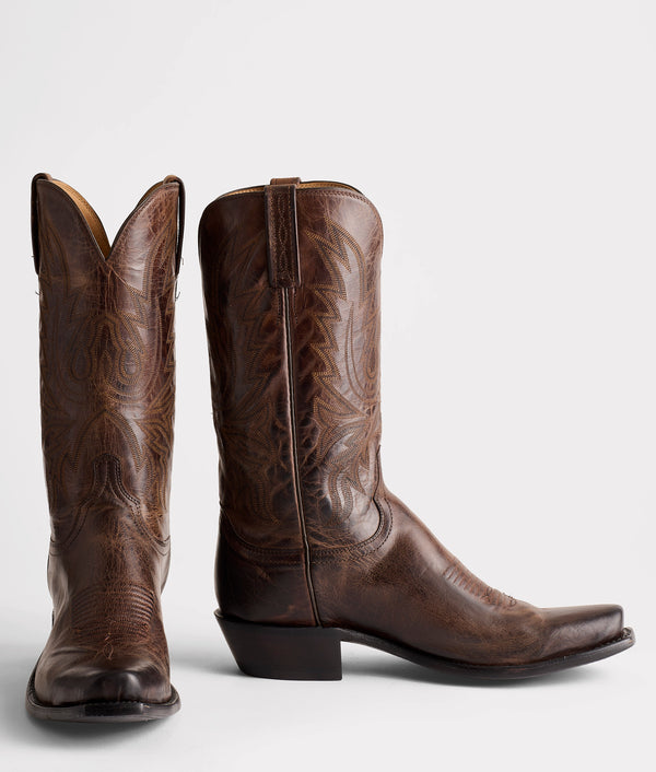 Corbin Boot - Chocolate/Mad Dog Goat - Lucchese display picture 3