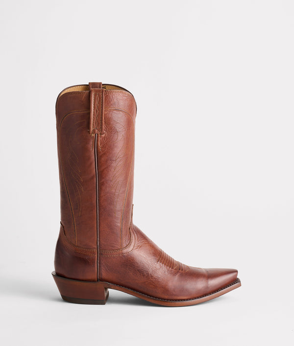 Lucchese Bart Mens Boots BART ; BLACK COWHIDE N1597.R4 LUCCHESE main image 4