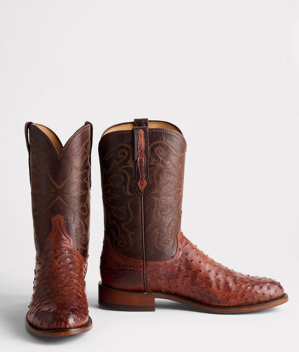【良品】Lucchese ルケーシー ウエスタンブーツ 6B ブラウン 刺繍 良品】Lucchese ルケーシー ウエスタンブーツ 6B ブラウン 刺繍