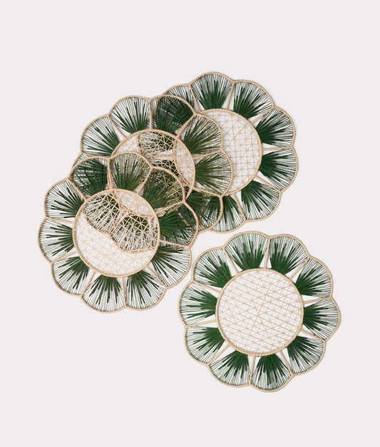 Tucson Saguaro Agave Placemat - Set Of Four :: Green