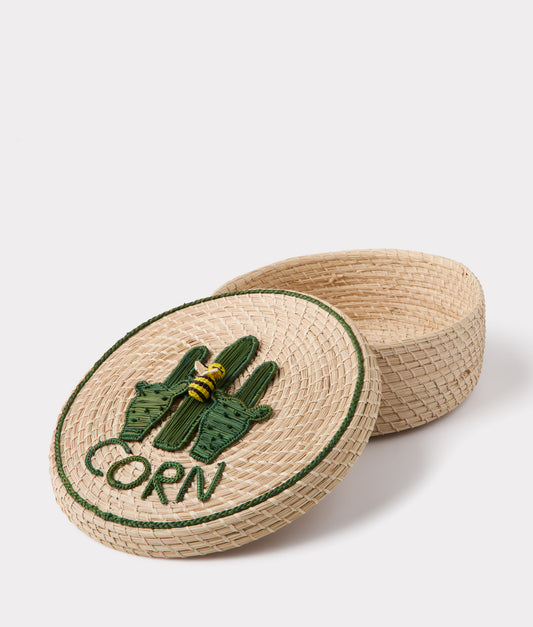 Cactus Corn Tortilla Warmer :: Green