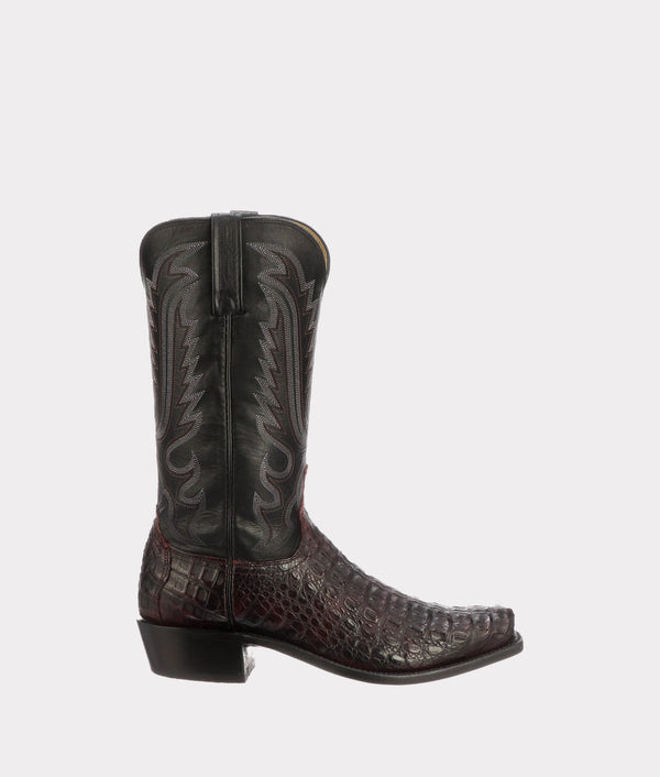 Walter Boot - Black Cherry + Black - Lucchese display picture 3
