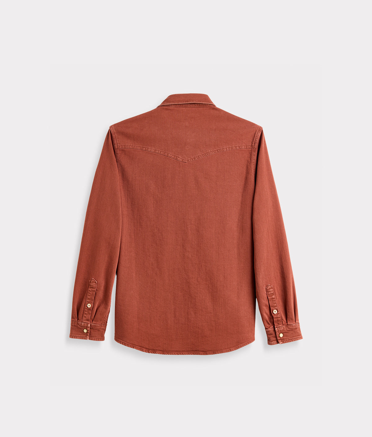 Roper Denim Shirt :: Burnt Orange 2
