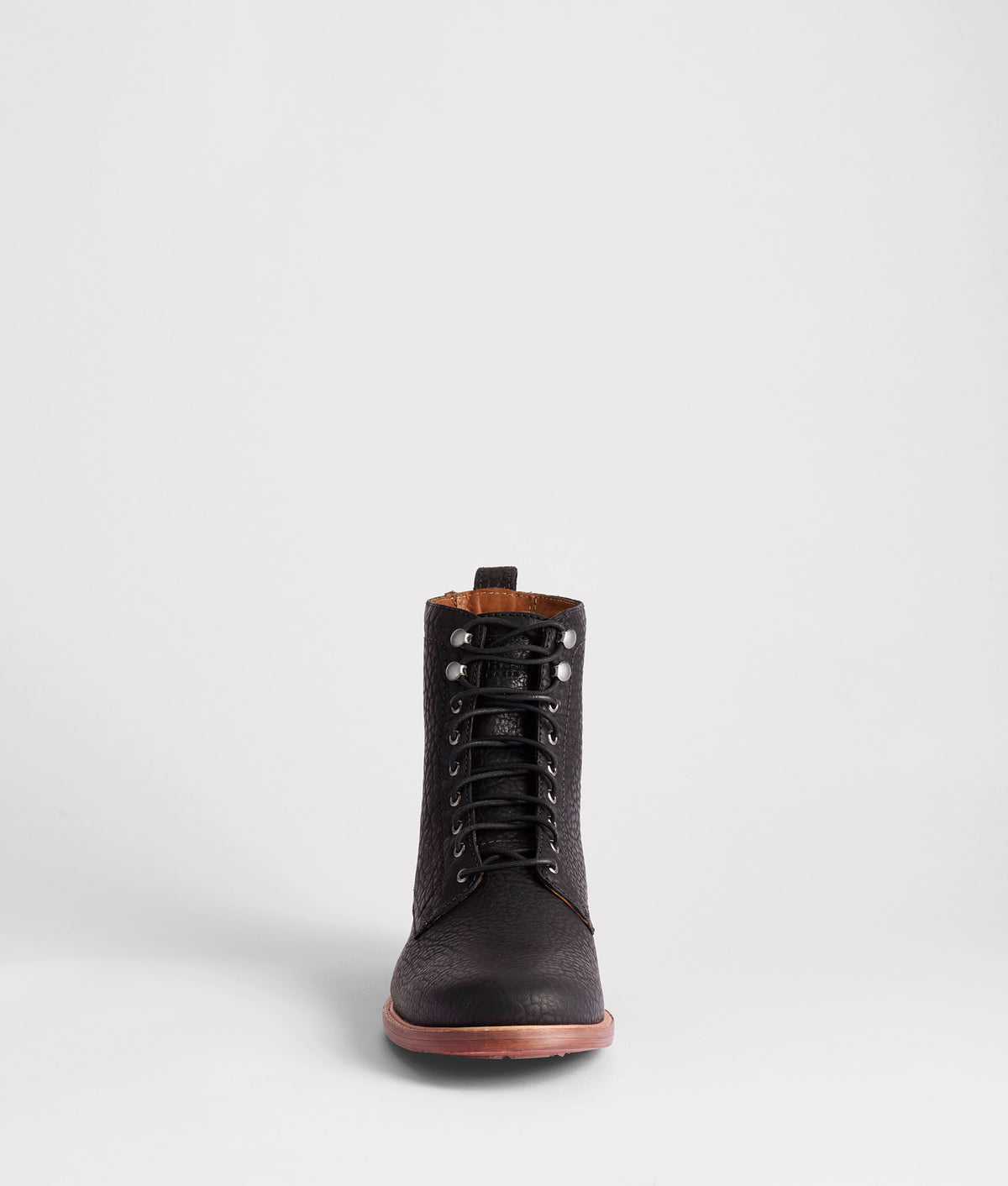 6" Lace Up Derby Boot :: Black 4