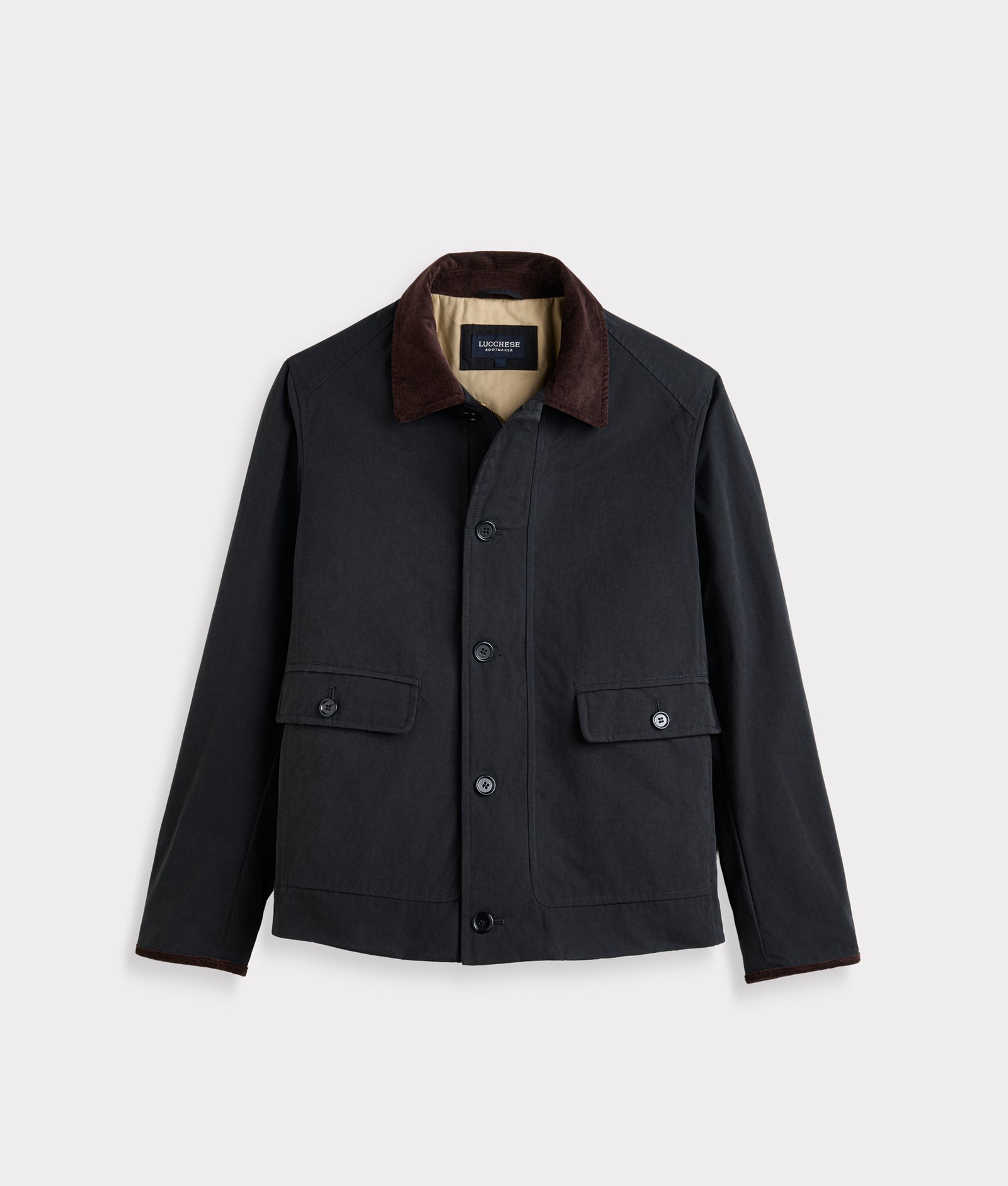 William Peach Cotton Jacket :: Navy product image