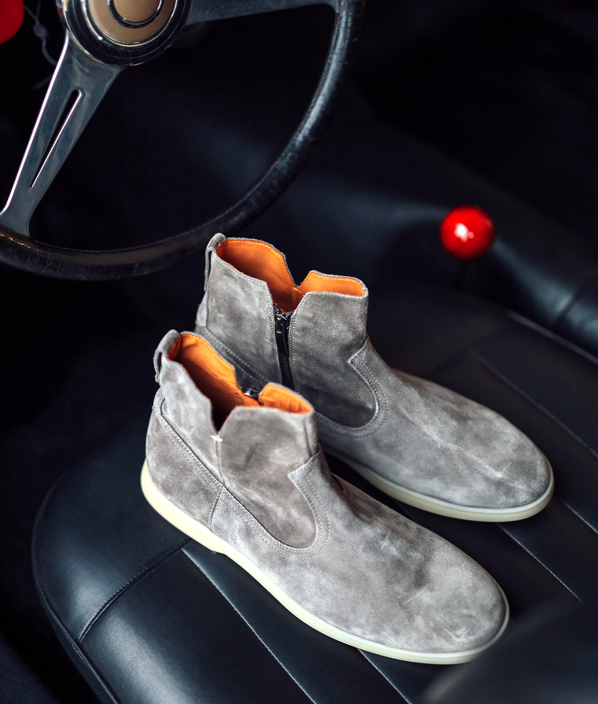 L'Artista Zip Boot :: Slate 8