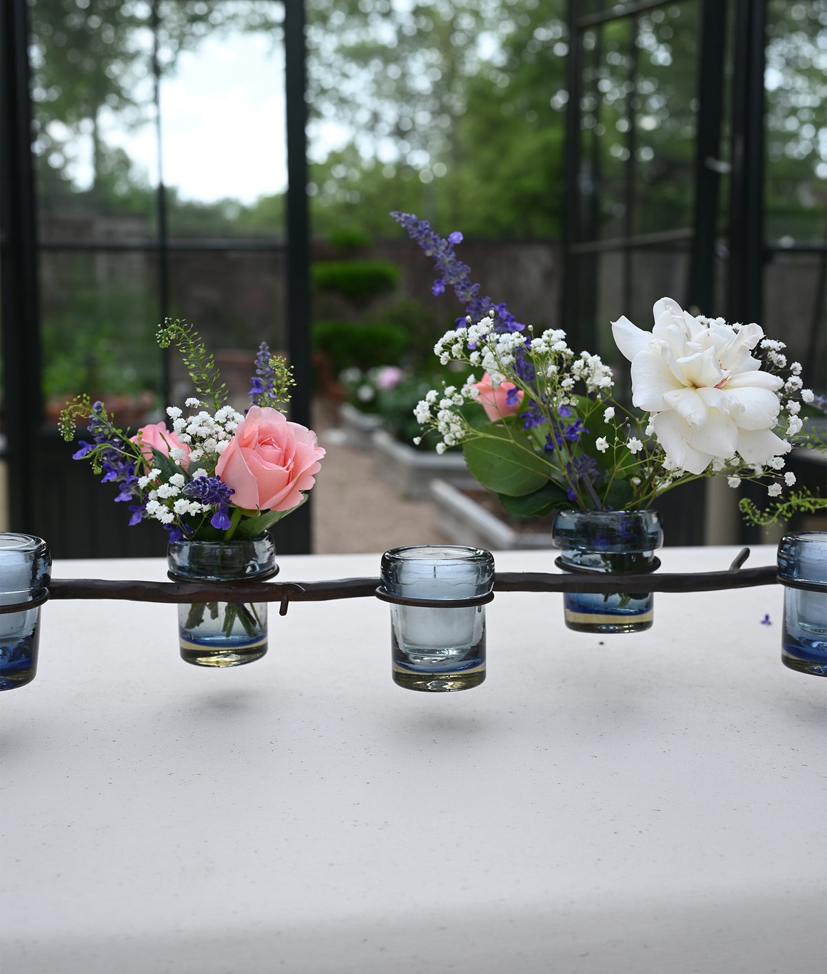Azalea Railroad Glasses :: Blue 3