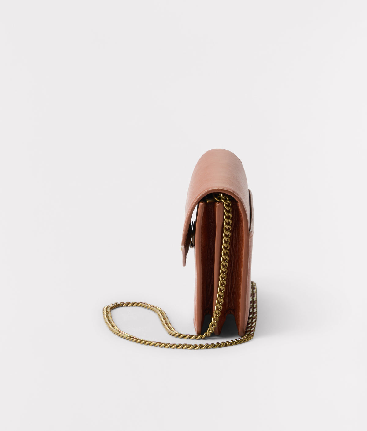 Bridget Long Wallet On A Chain :: Brown 5