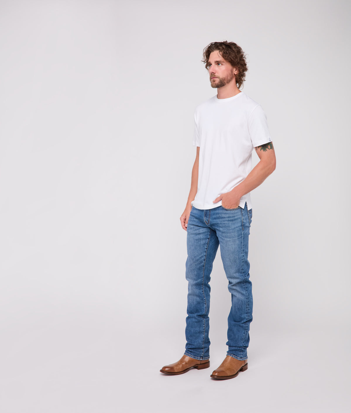 Lucchese x Parker McCollum Pima Cotton Tee :: White 11