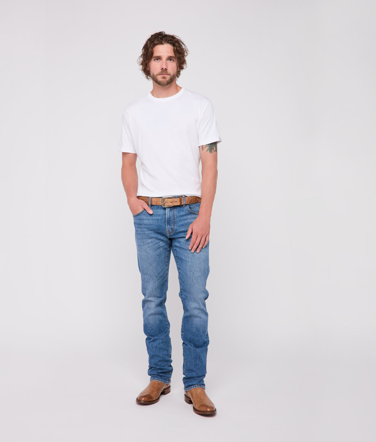 Lucchese x Parker McCollum Pima Cotton Tee :: White 12