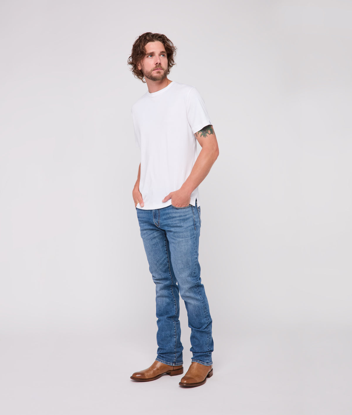 Lucchese x Parker McCollum Pima Cotton Tee :: White 13