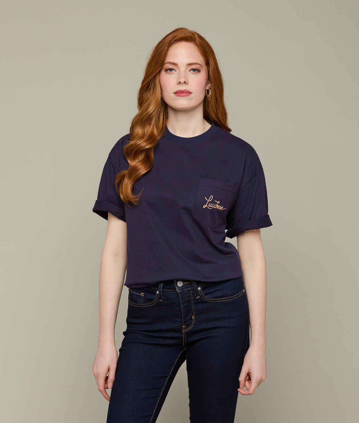 Hotel Drover Tee :: Navy 12