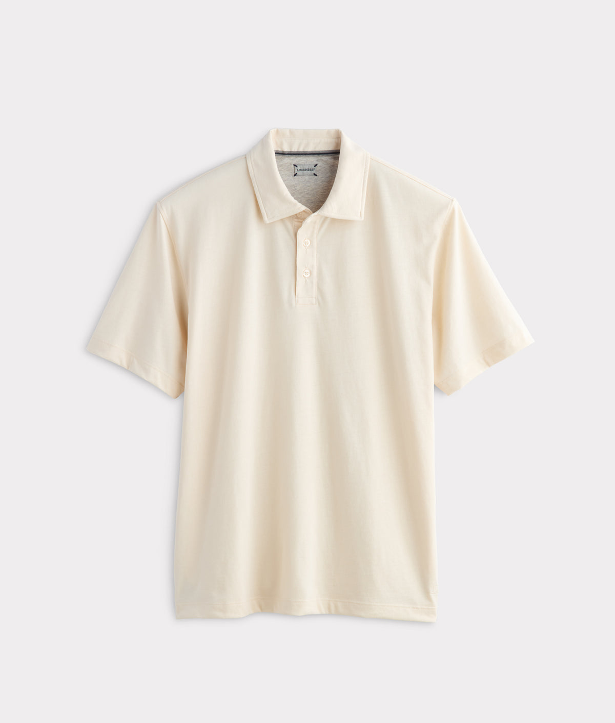 Lucchese Pima Blend Polo :: Cream 13