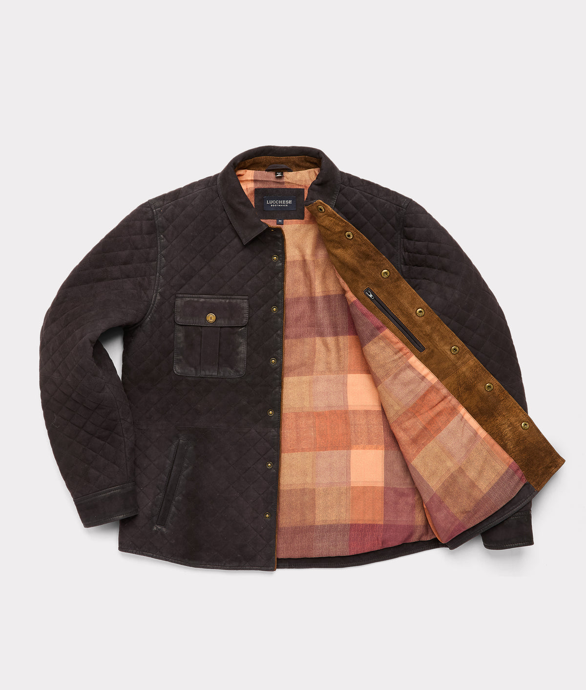 Franklin Waxed Suede Jacket :: Navy 2