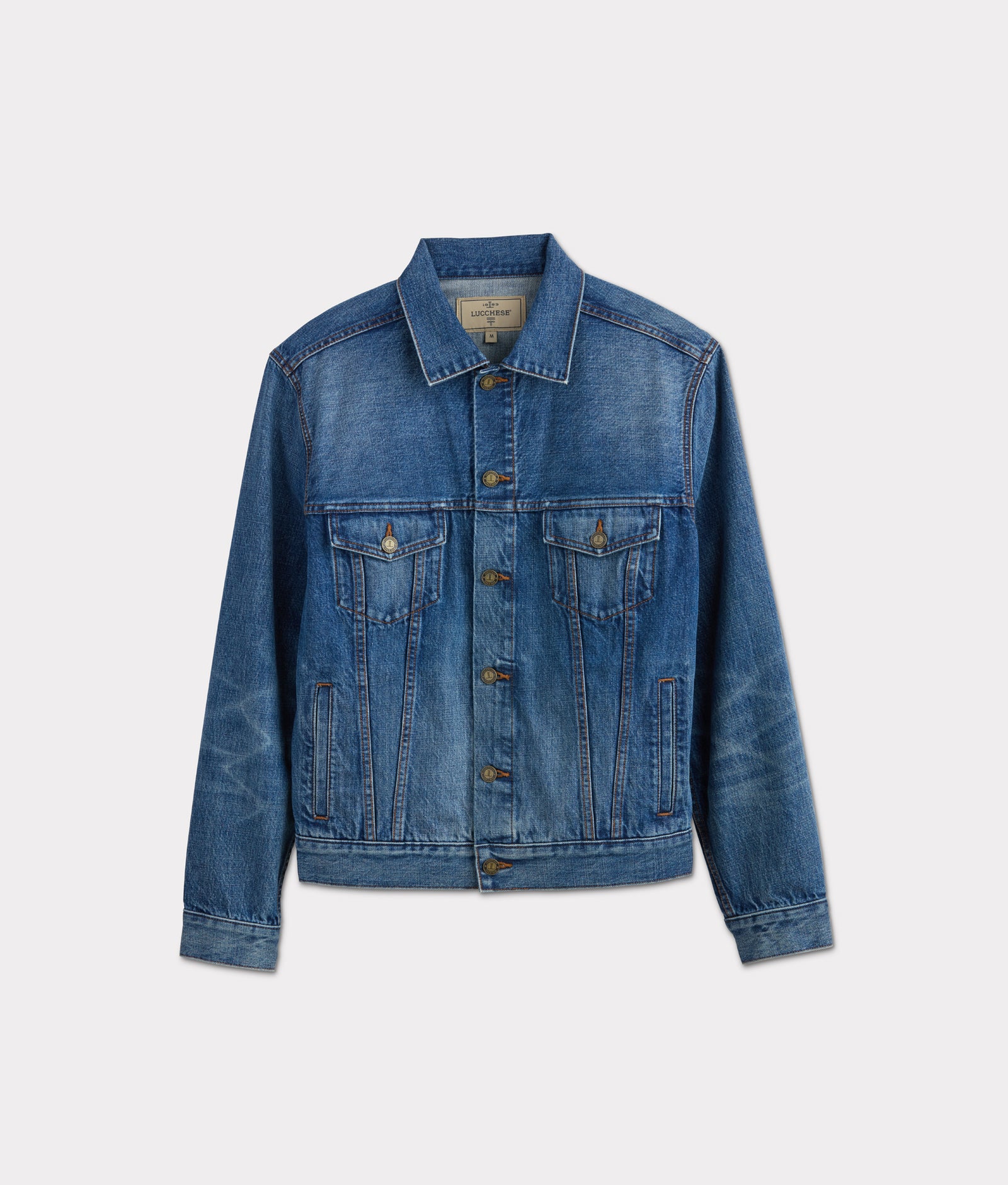 Earl Denim Trucker Jacket :: Saddleback Blue product image