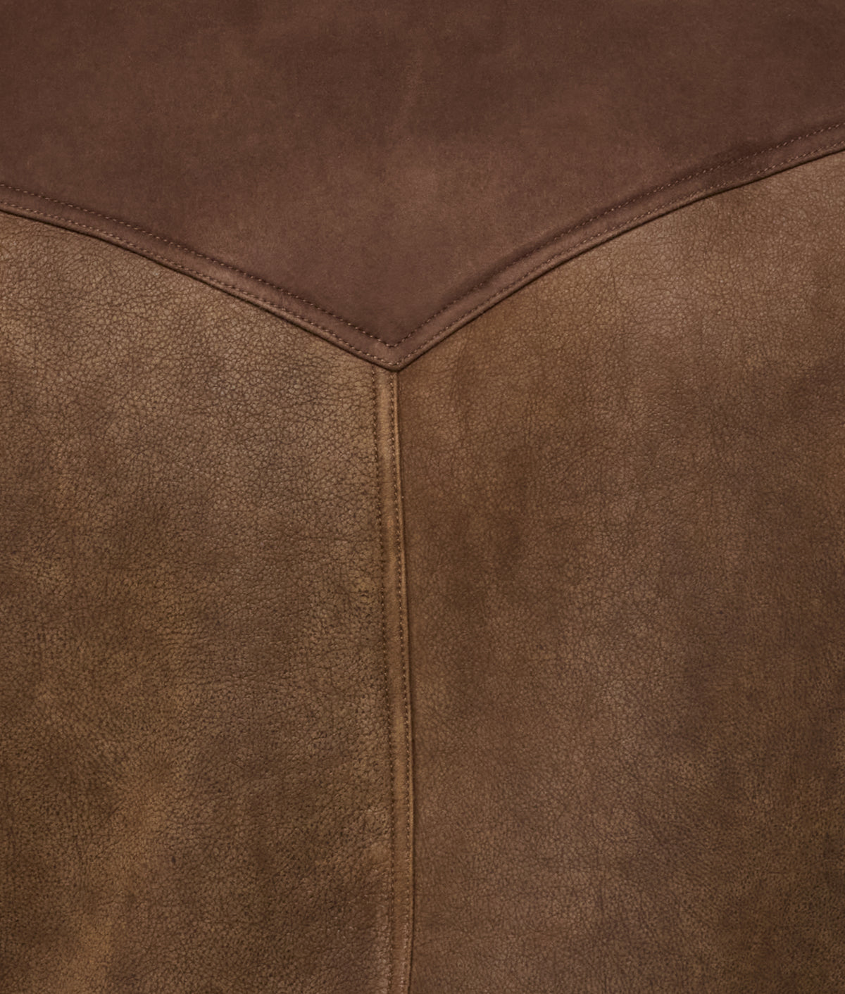 Dustin Yoked Shearling Vest :: Brown 5