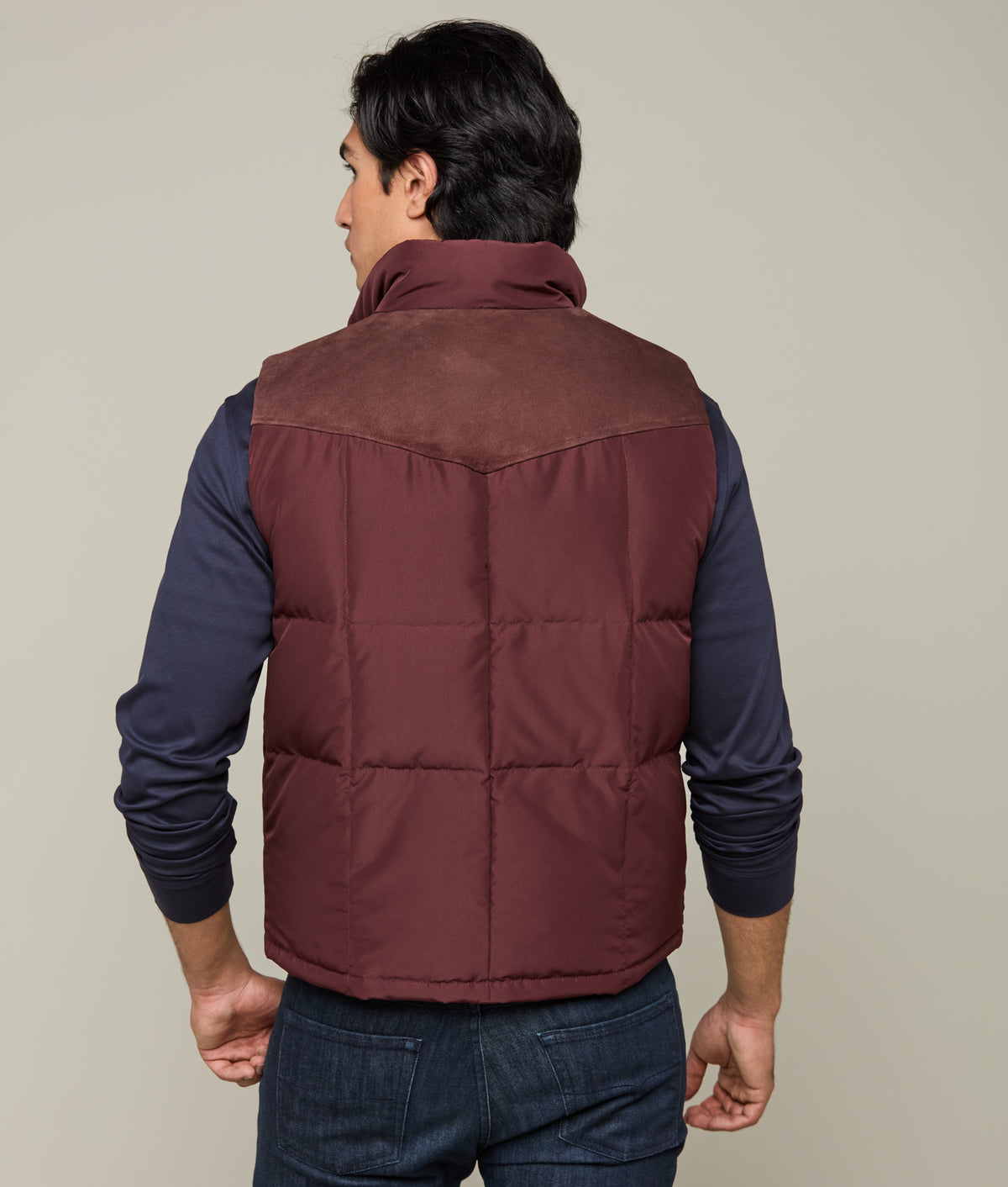 John Puffer Vest :: Wine 3