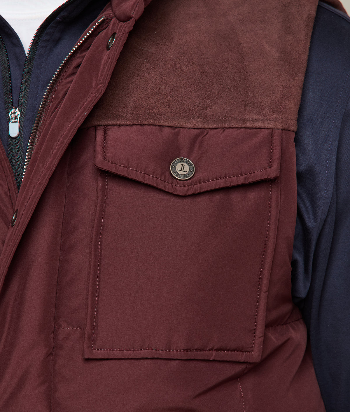 John Puffer Vest :: Wine 7