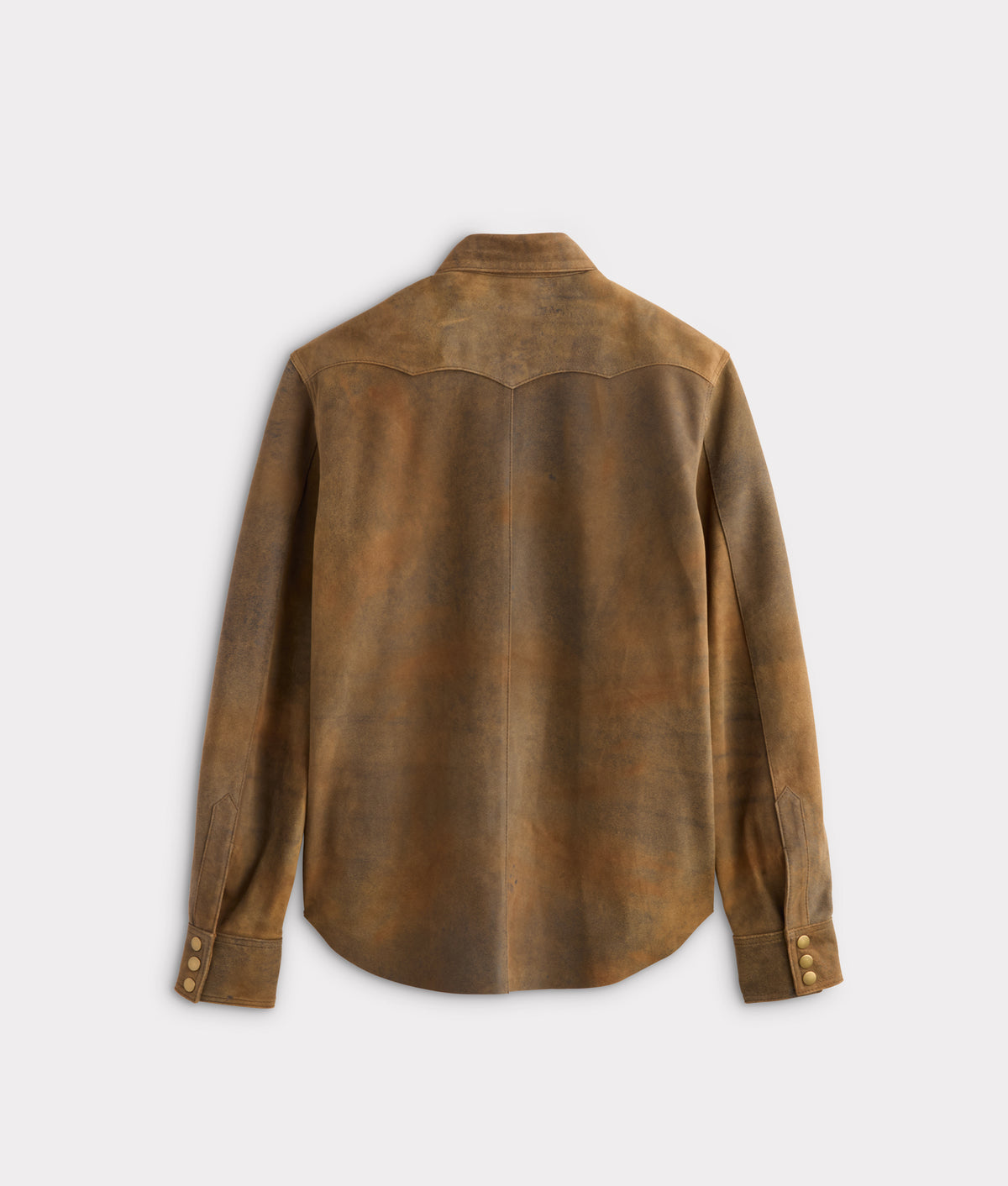 Colt Leather Shacket :: Mocha 3