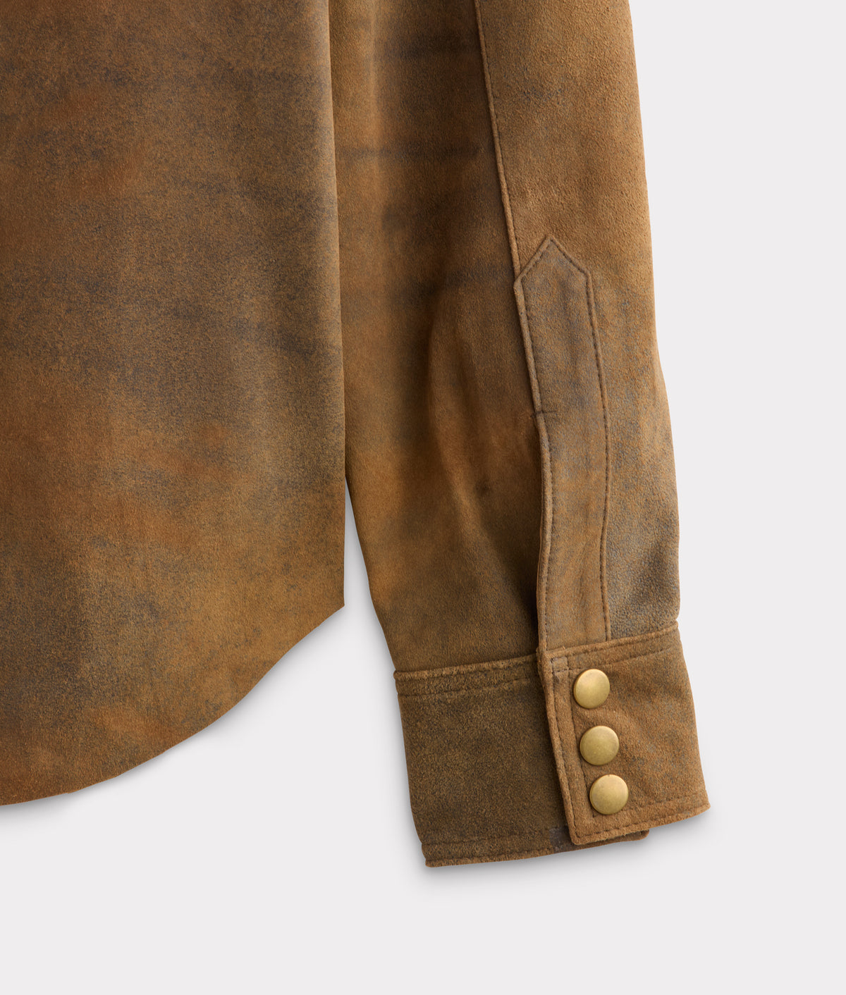 Colt Leather Shacket :: Mocha 6