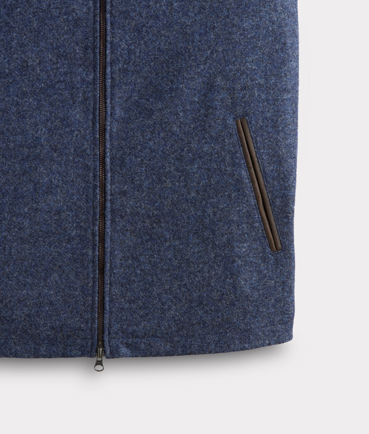 Ashville Wool Vest :: Blue 5