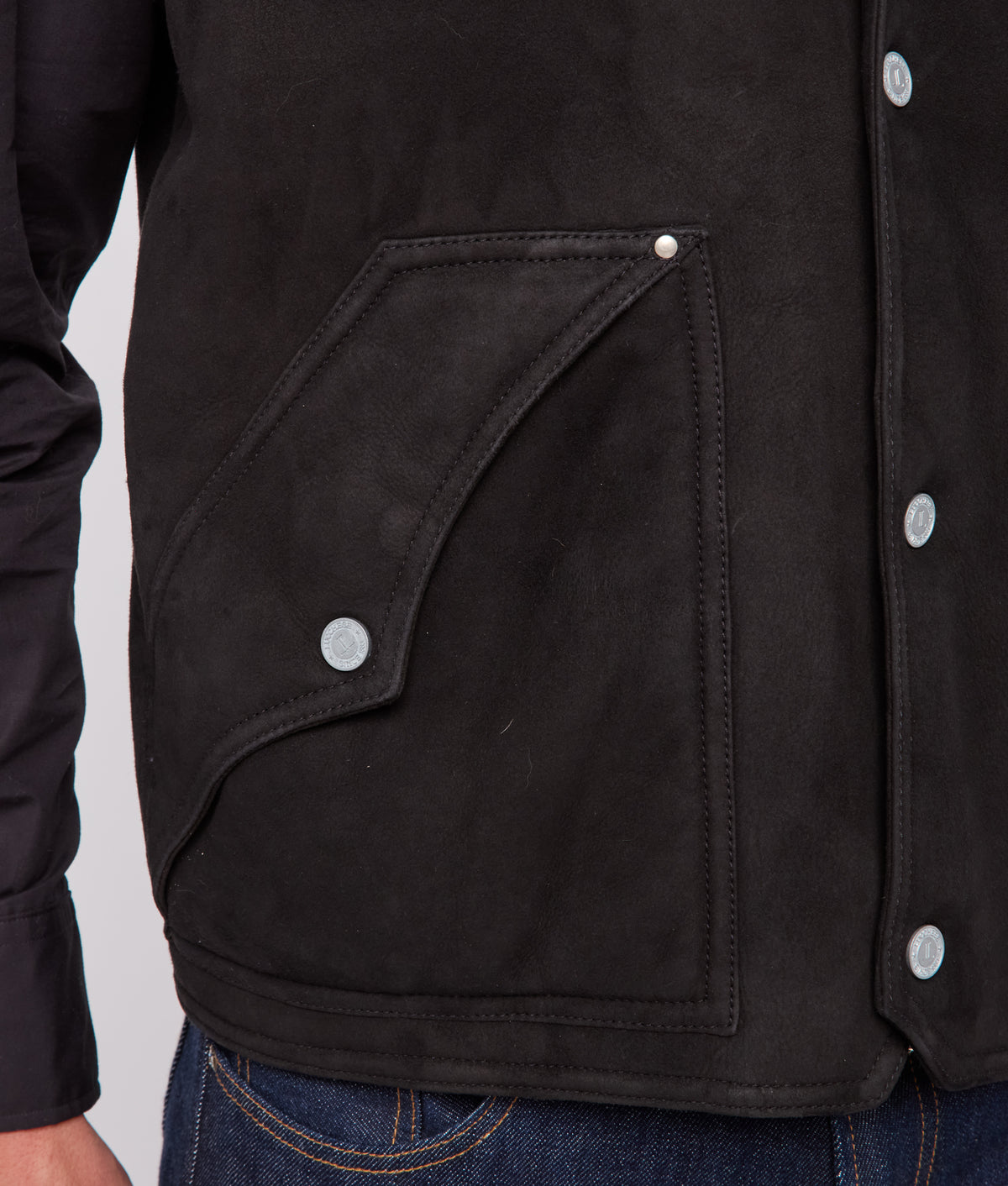 Dustin Exotic Vest :: Charcoal 9