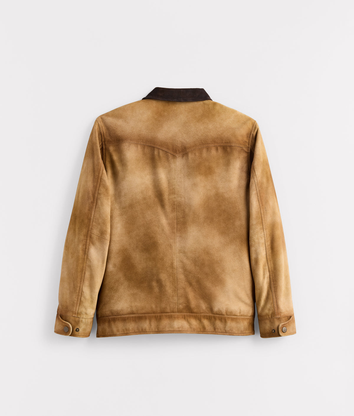 Duvall Vintage Leather Shacket :: Brown 2
