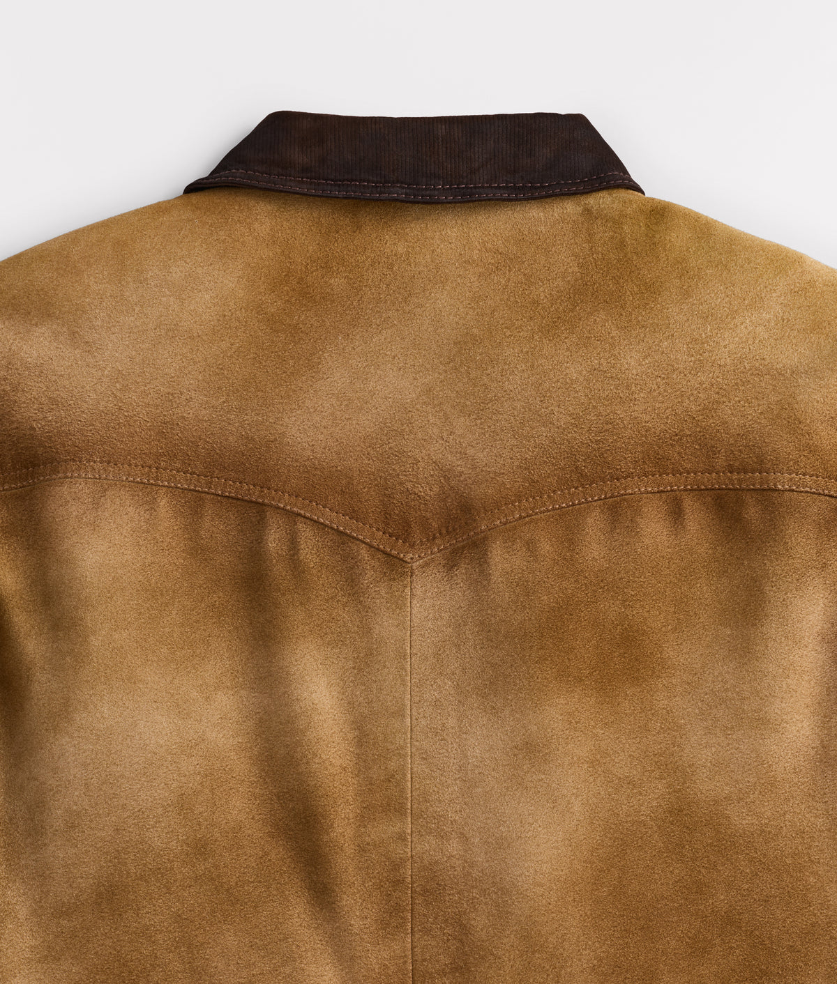 Duvall Vintage Leather Shacket :: Brown 14