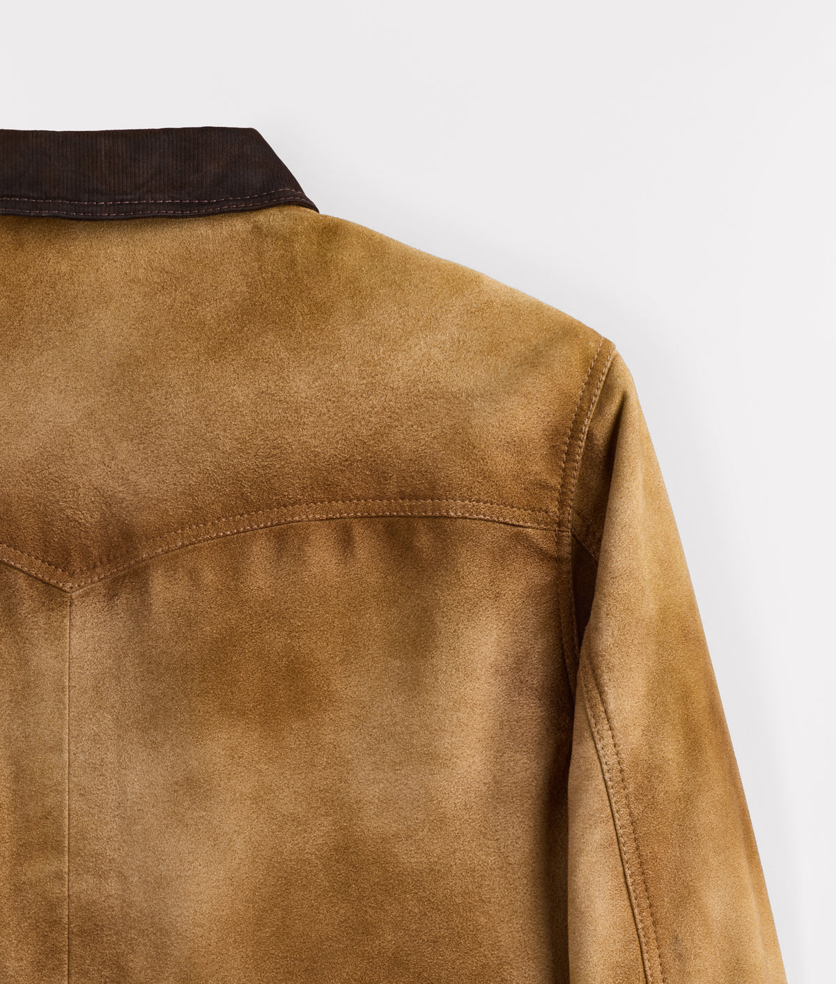 Duvall Vintage Leather Shacket :: Brown 13