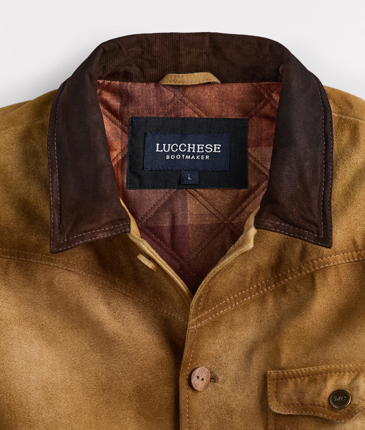 Duvall Vintage Leather Shacket :: Brown 8