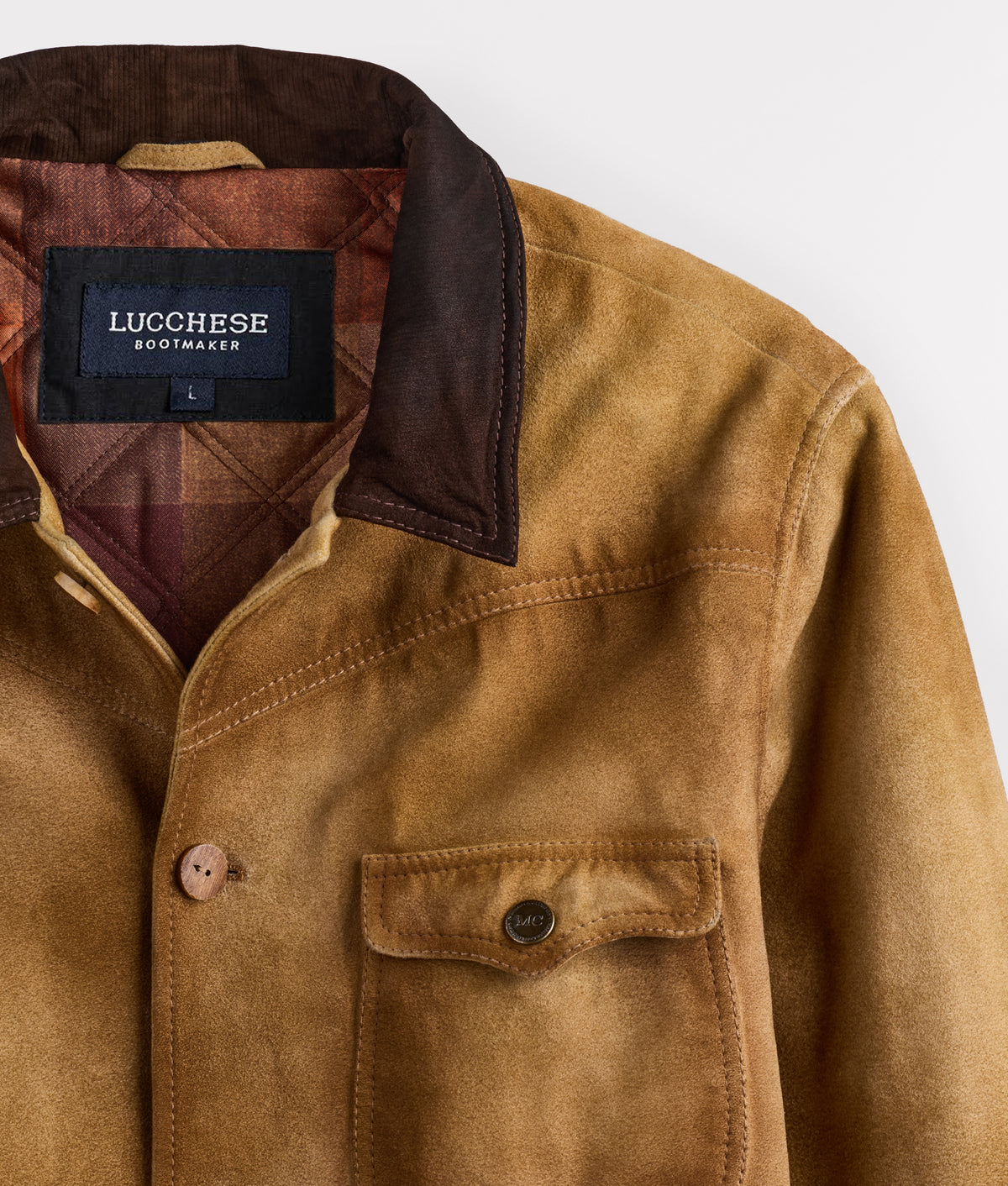 Duvall Vintage Leather Shacket :: Brown 6