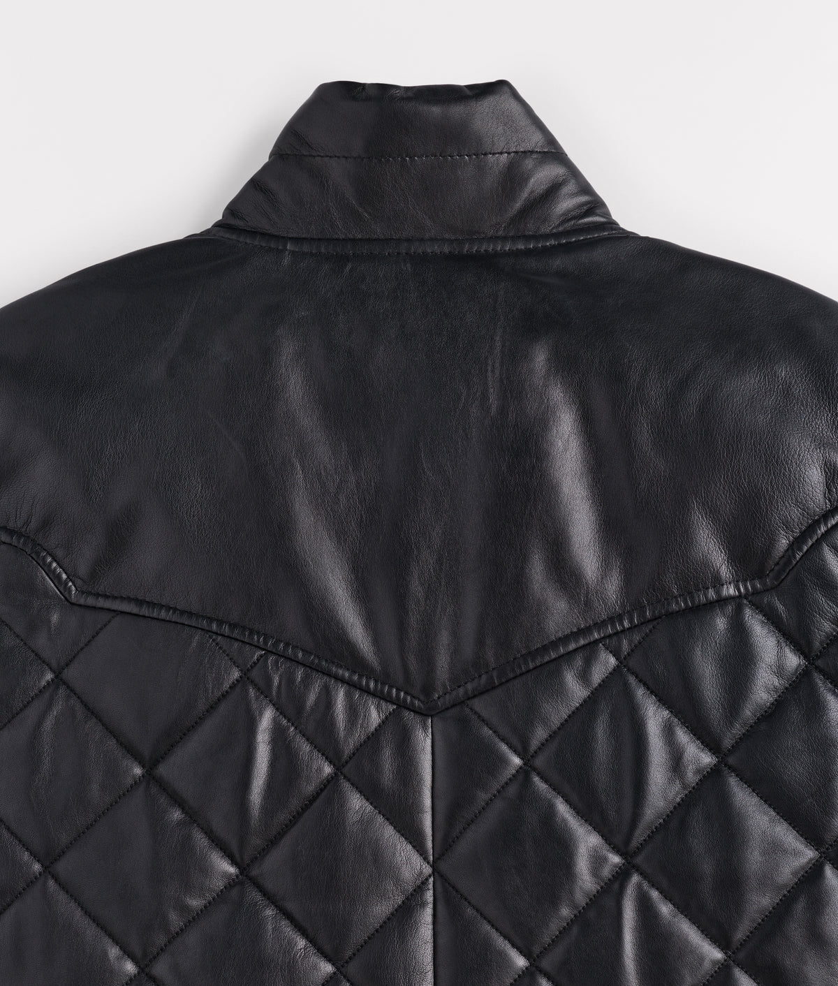 Mccoy Lamb Leather Puff Vest :: Black 9