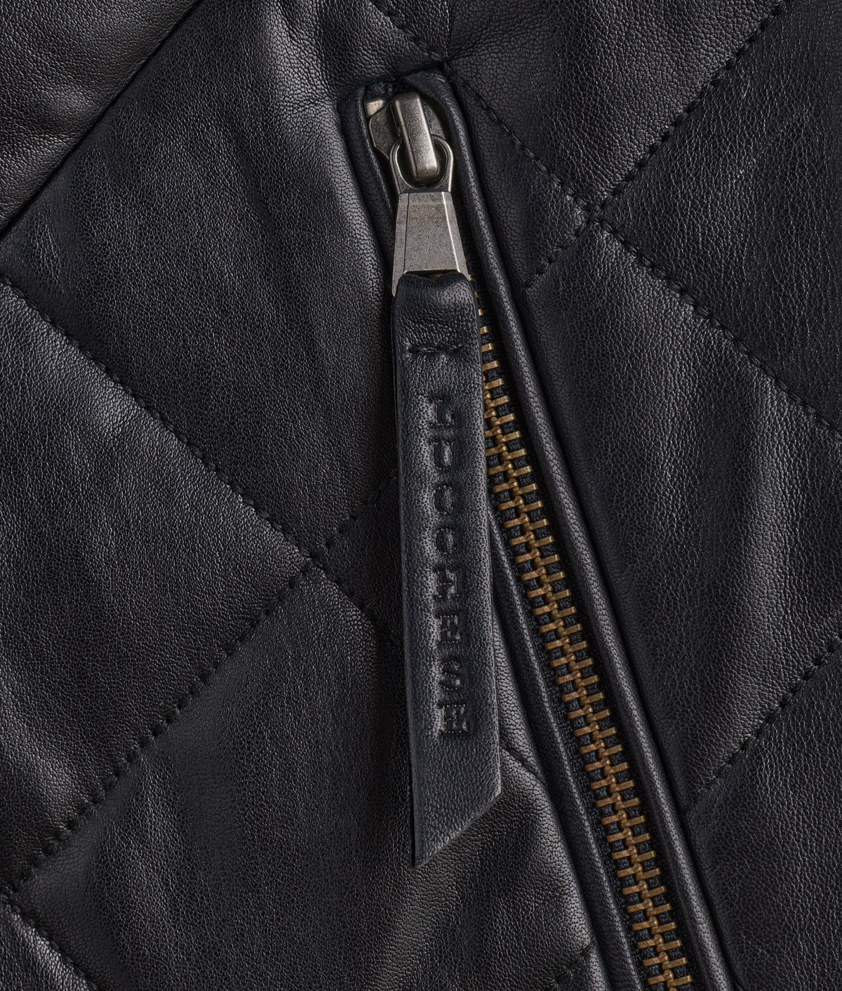 Mccoy Lamb Leather Puff Vest :: Black 13