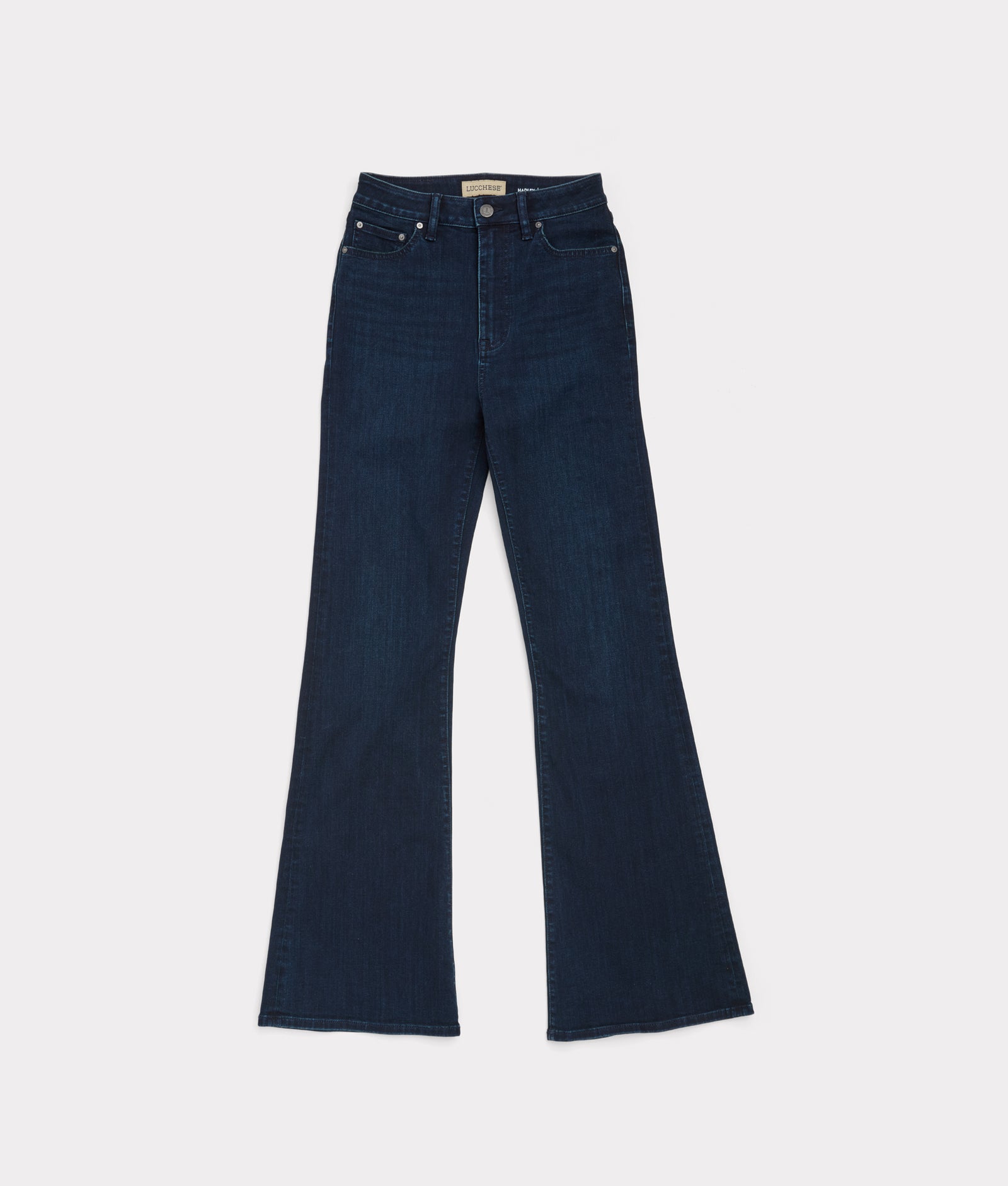 Hadley High-Waist Flare Jean :: Blue Northern product image