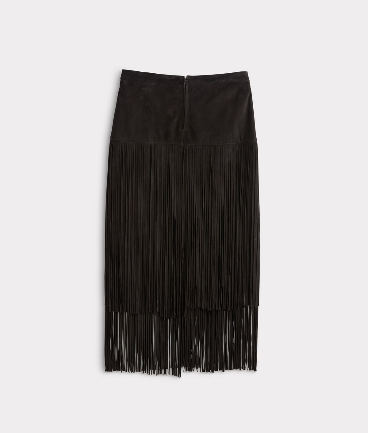 Rhiannon Fringe Skirt :: Black 3