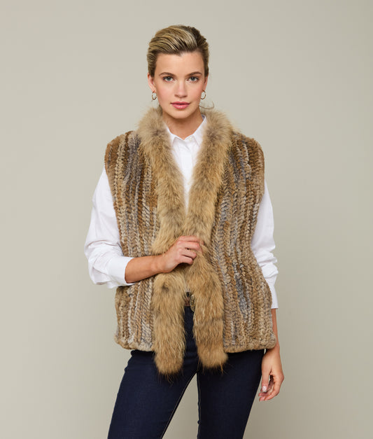 Elysian Fur Vest :: Natural